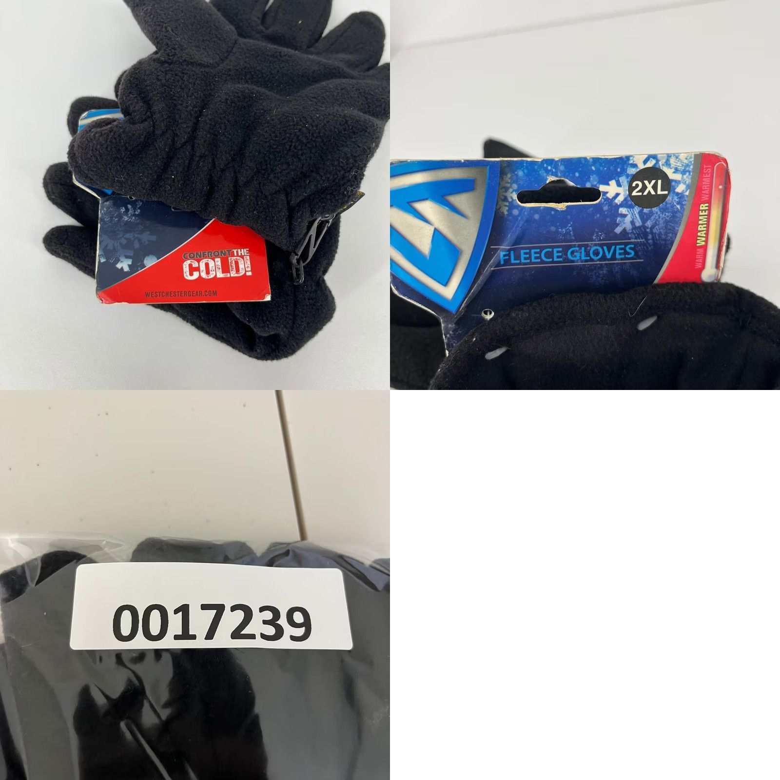Vintage Westchester Fleece Winter Gloves Mens 2XL Black Posi-Therm Insulated Size US XXL / EU 58 / 5 - 8 Thumbnail