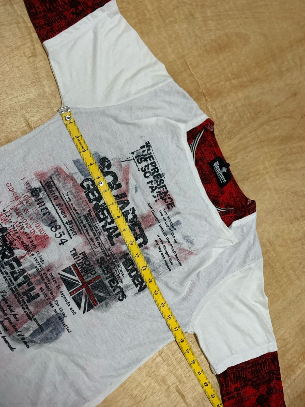 Hysteric Glamour × If Six Was Nine × Japanese Brand Y2k Beaumere Peom Punk Style Tshirt Size US L / EU 52-54 / 3 - 3 Thumbnail