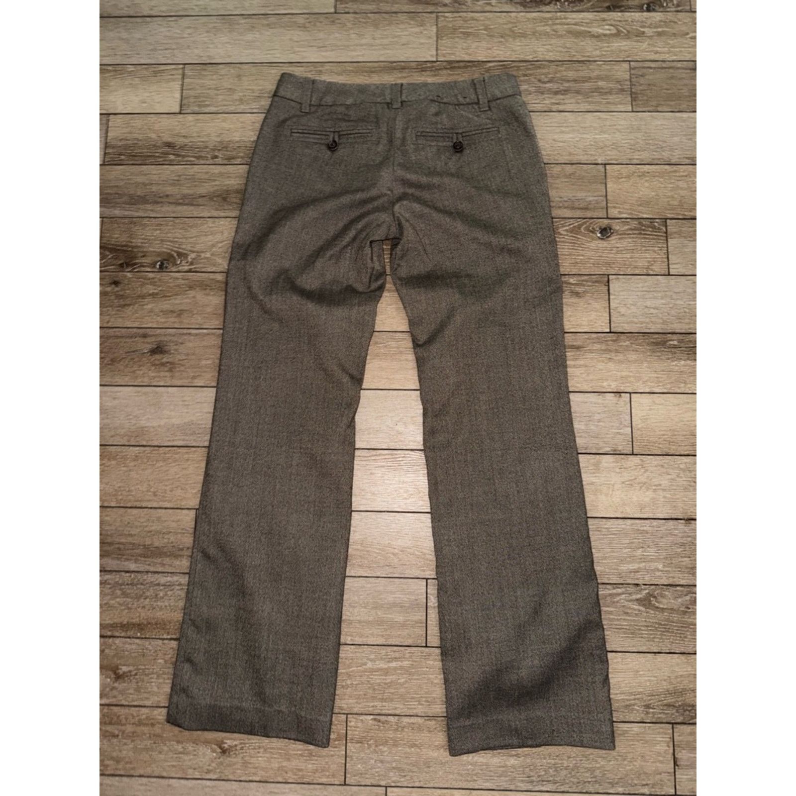 Banana Republic BANANA REPUBLIC WOOL BLEND RYAN BROWN TROUSERS PANTS LINED 6 Size 28" / US 6 / IT 42 - 1 Thumbnail