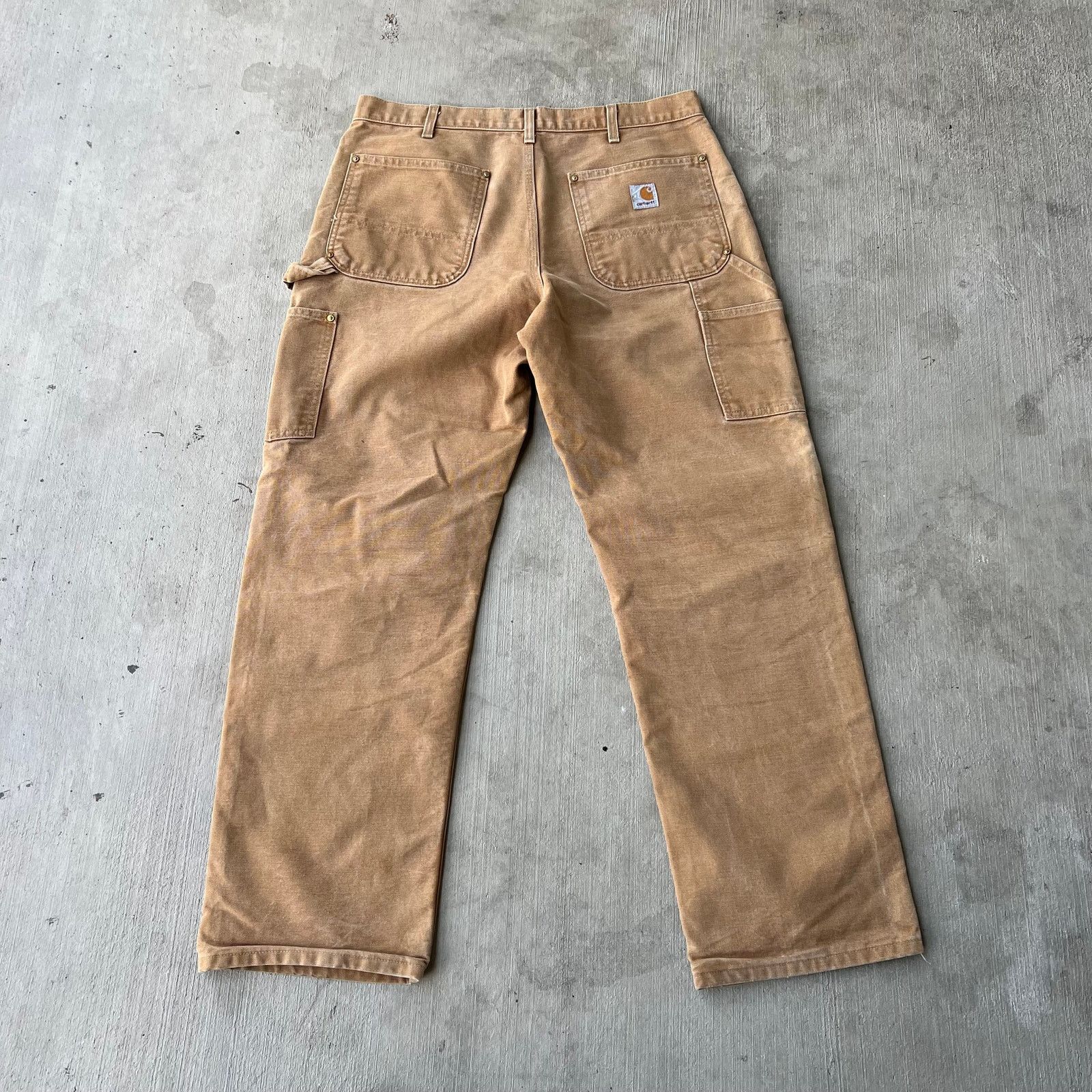 Carhartt × Vintage Carhartt brown double knee work wear carpenter pants Size US 34 / EU 50 - 5 Thumbnail