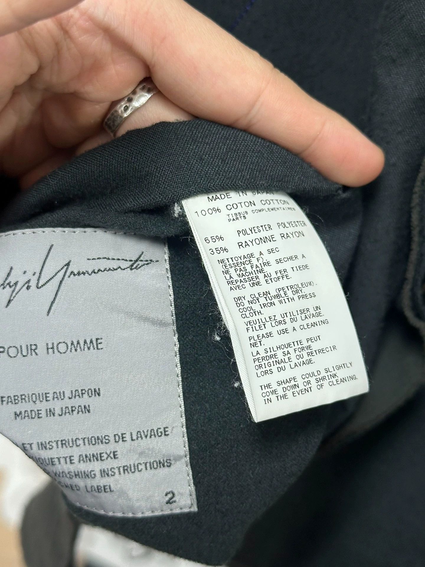 Yohji Yamamoto Yohji Yamamoto 15aw 2-Sided Destroyed Men's Shirts 2 Size US M / EU 48-50 / 2 - 8 Thumbnail