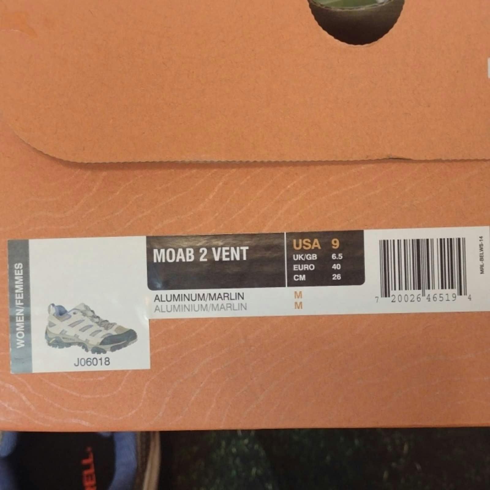 Merrell Merrell Moab 2 vent trail hiking shoes size 9 Size US 9 / IT 39 - 7 Thumbnail