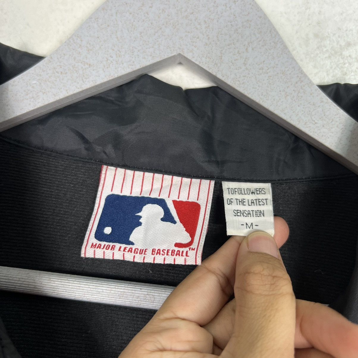 MLB 🔥 VINTAGE NEW YORK YANKEES MLB BOMBER JACKET Size US M / EU 48-50 / 2 - 15 Thumbnail