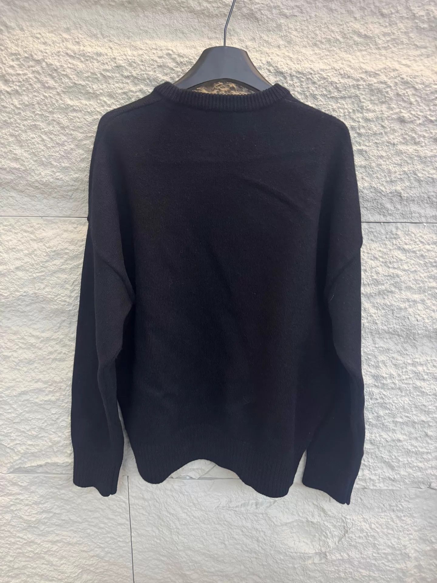 AMI AMI Black Heart A Logo Wool Sweater L Size US L / EU 52-54 / 3 - 4 Thumbnail