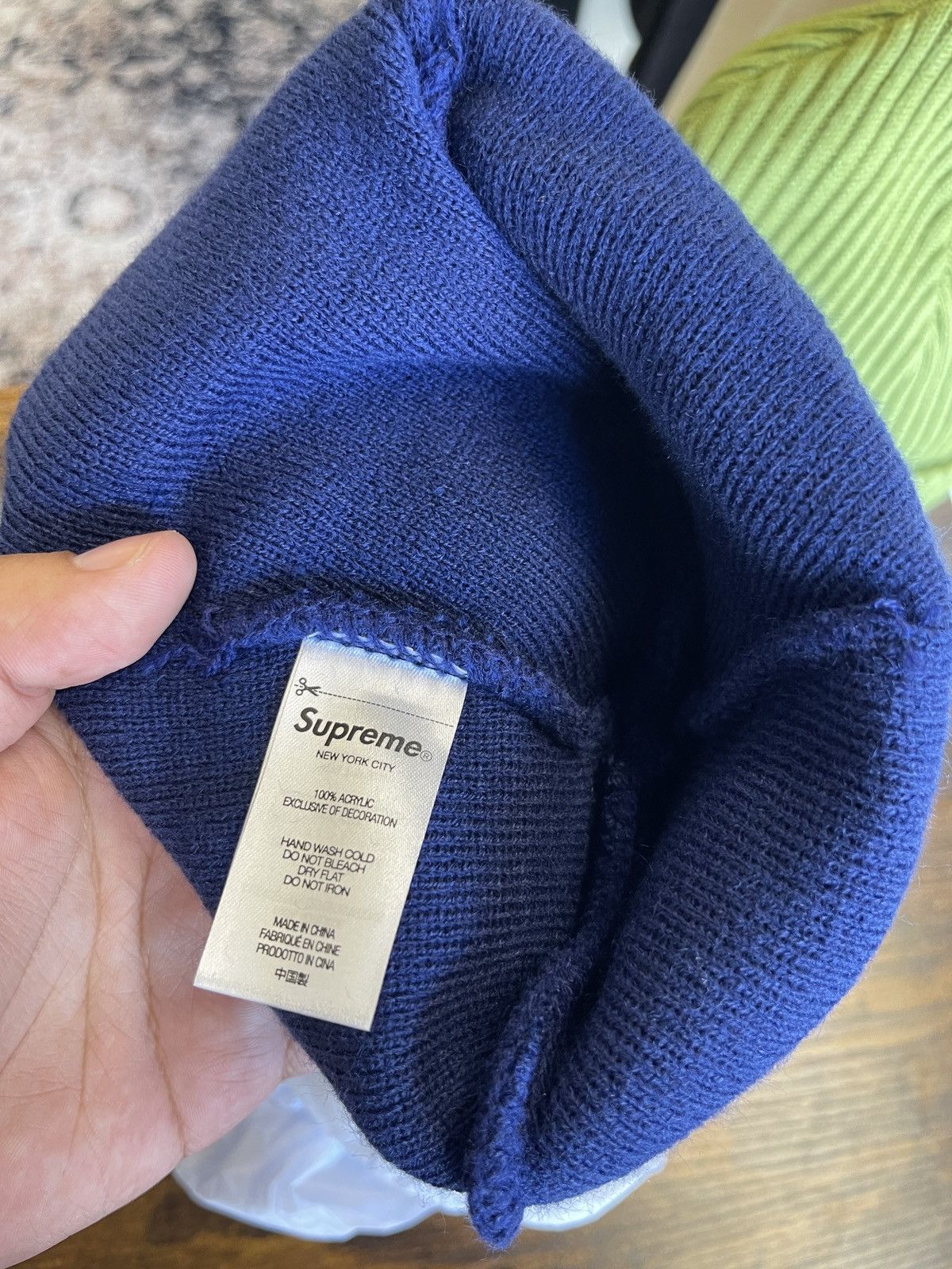 Supreme Supreme Beanie Navy Size ONE SIZE - 3 Thumbnail