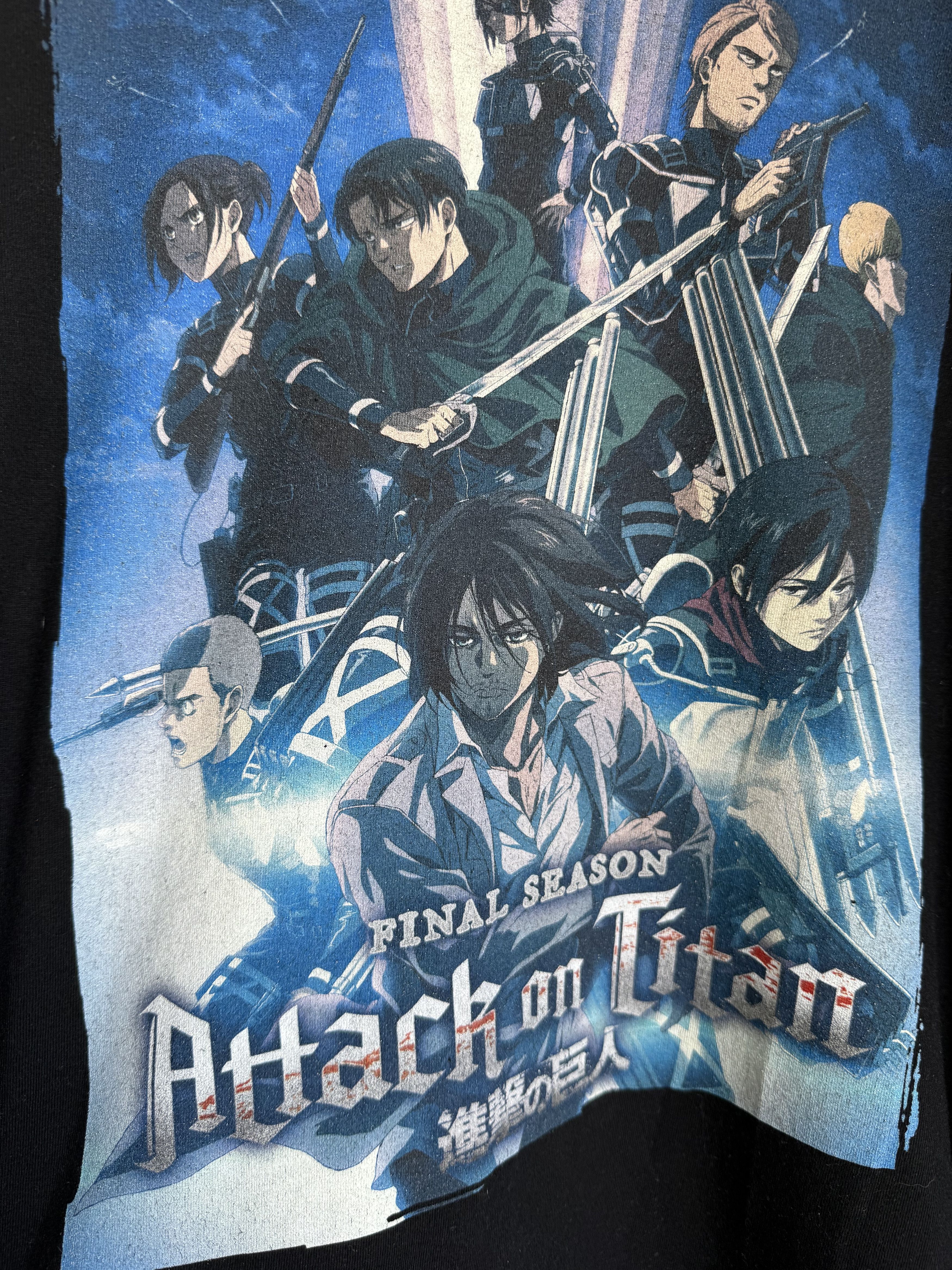 Anime × Cartoon Network × Japanese Brand RARE Attack on Titan aot final season anime manga t-shirt Size US XXL / EU 58 / 5 - 3 Thumbnail