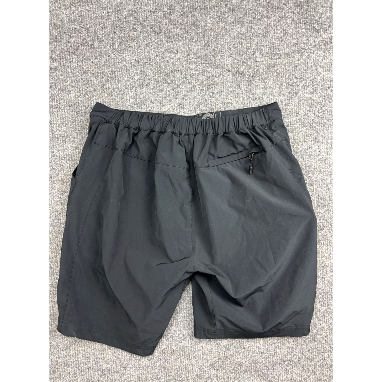 Vintage Zoic Mountain Bike MTB Shorts Mens M Black Stretch Zip Pockets Elastic Size US 31 - 5 Thumbnail