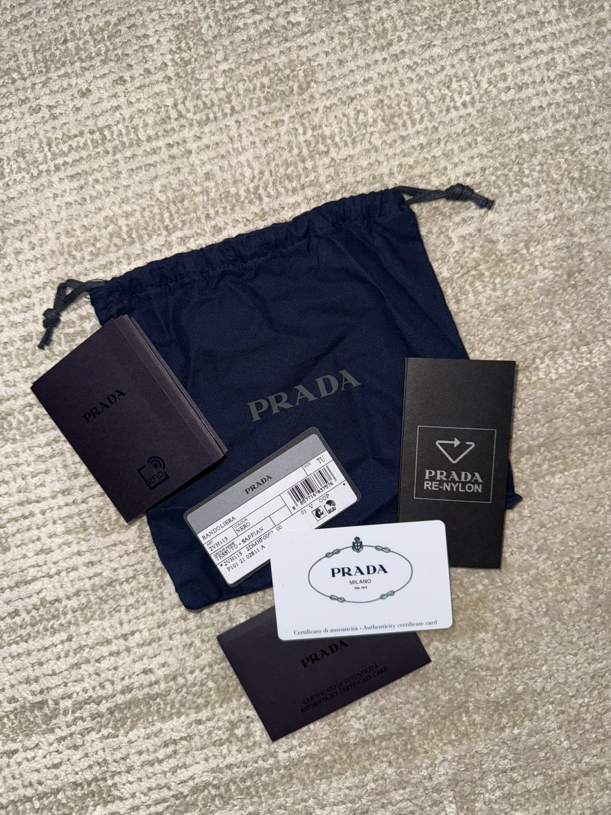 Prada Re-Nylon and Saffiano leather shoulder bag Size ONE SIZE - 13 Thumbnail