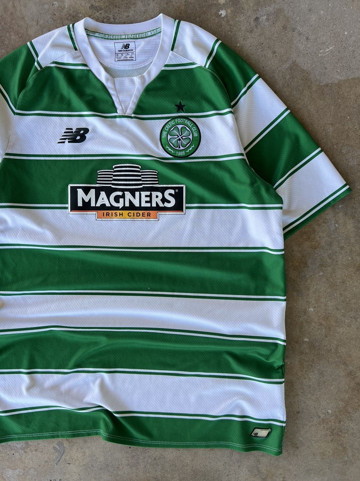New Balance Vintage New Balance Celtic FC Soccer Futbol Jersey Kit Size US XL / EU 56 / 4 - 1 Thumbnail