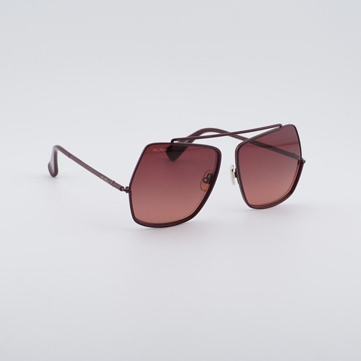Max Mara Max Mara ELSAPETITE MM0102 69F Sunglasses Bordeaux Butterfly Size ONE SIZE - 5 Thumbnail