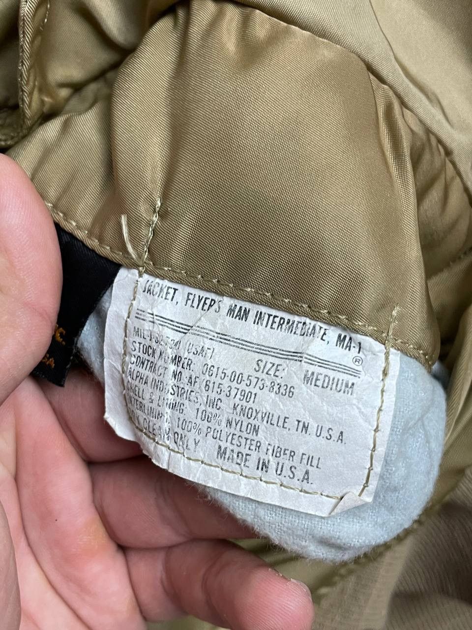 Alpha Industries × Vintage Alpha Industries Vintage Bomber Jacket Ma 1 Avantgarde Style Size US M / EU 48-50 / 2 - 12 Thumbnail