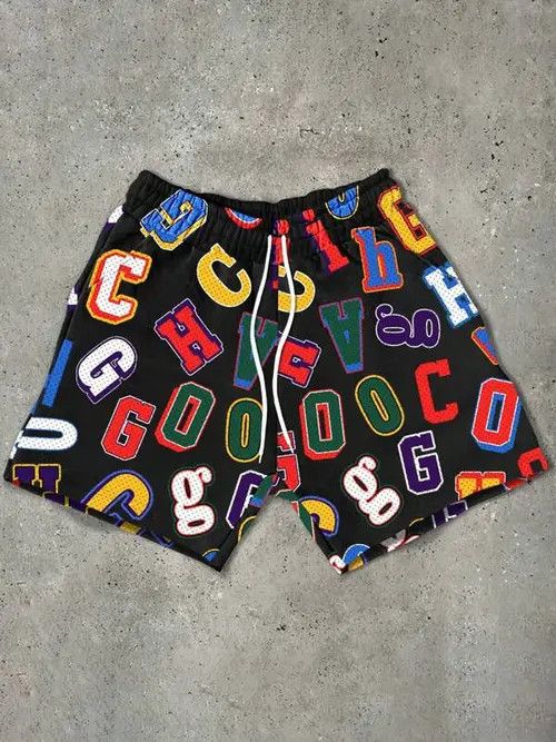 Jean Colorfull Y2K Drip shorts Size US 30 / EU 46 - 1 Thumbnail