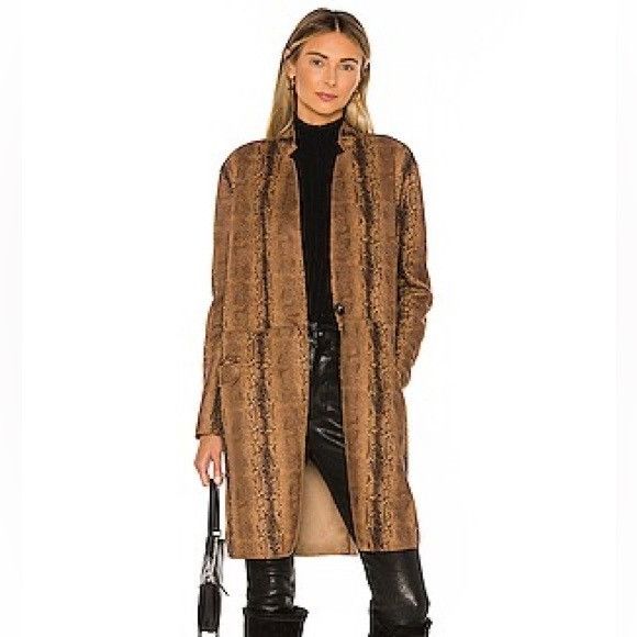 BLANKNYC BLANK NYC Copperhead Faux Leather Trench Coat Size S / US 4 / IT 40 - 1 Thumbnail