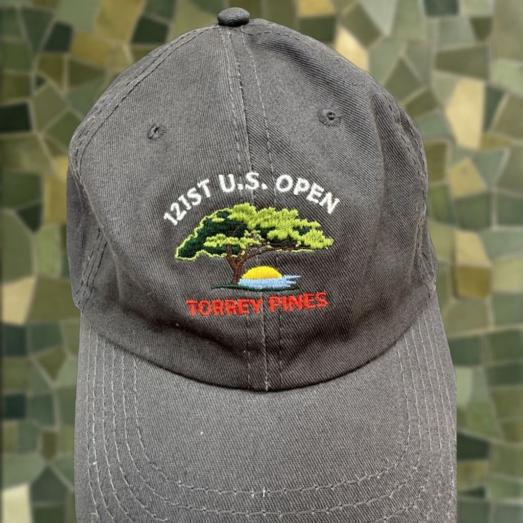 Vintage USGA Baseball Hat 121st U.S. Open Torrey Pines Gray Adjustable Cap Size ONE SIZE - 1 Thumbnail
