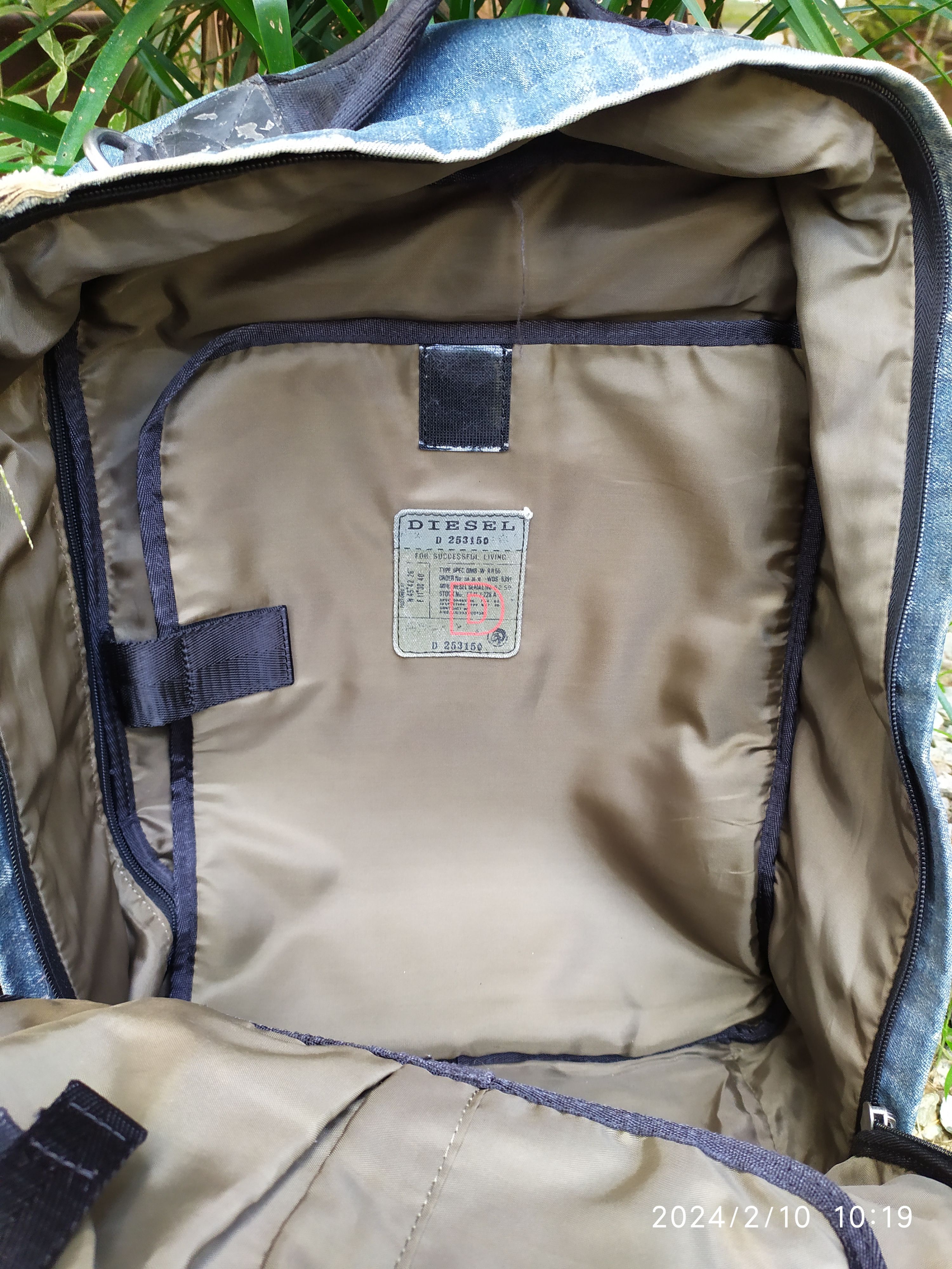 20471120 × Beauty Beast × Diesel Vintage Diesel jeans Backpack Size ONE SIZE - 12 Thumbnail