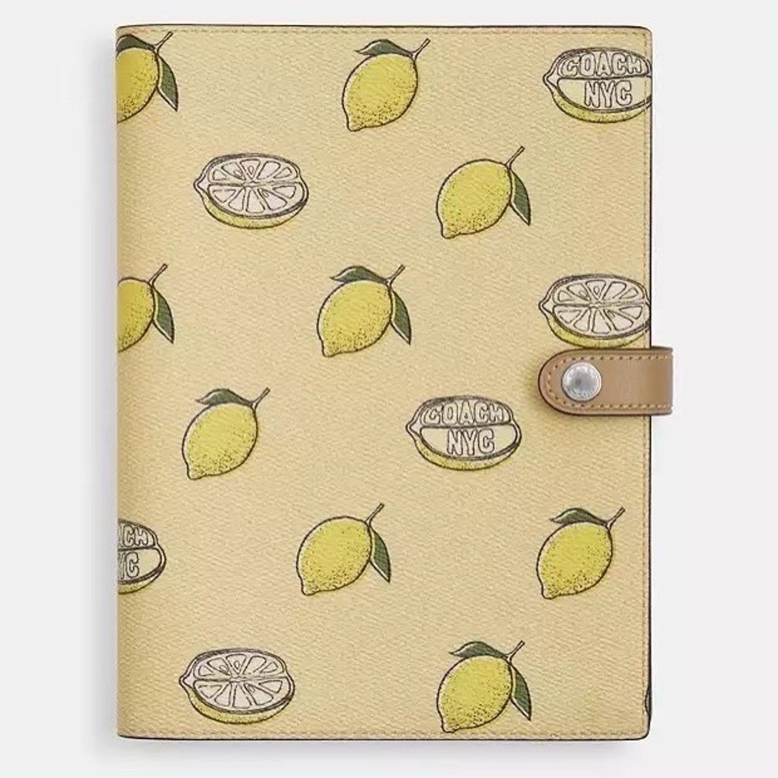 Coach NWT Coach Notebook With Lemon Print CAO42 Garden Glade Multi Size ONE SIZE - 5 Thumbnail