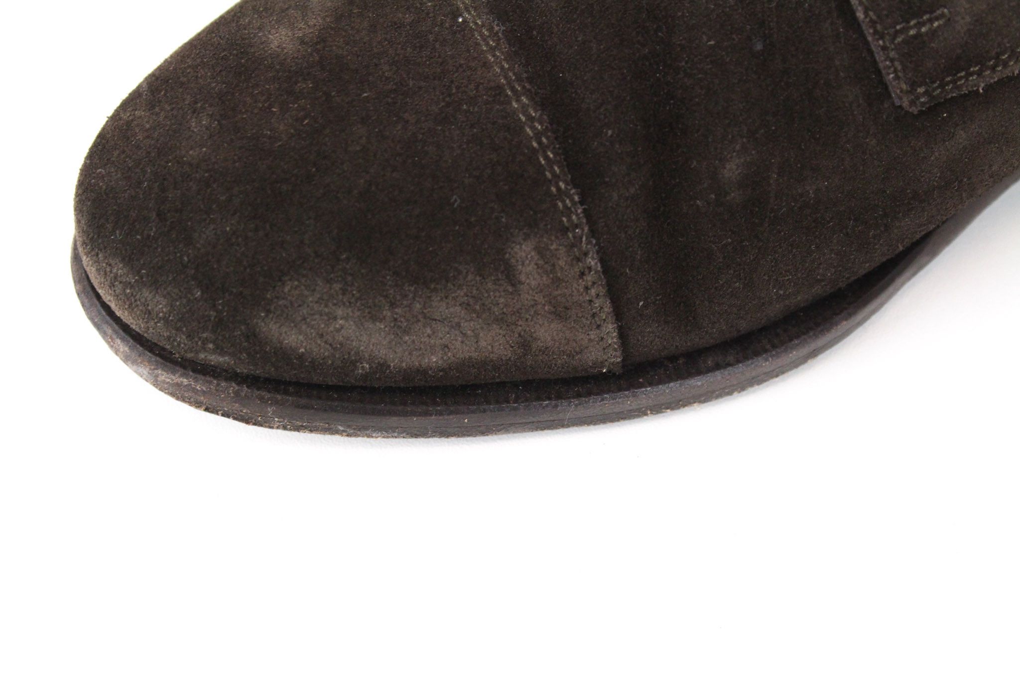Suitsupply EU39.5 Brown Suede Leather Buckled Shoes 73724 Size US 6.5 / EU 39-40 - 14 Thumbnail