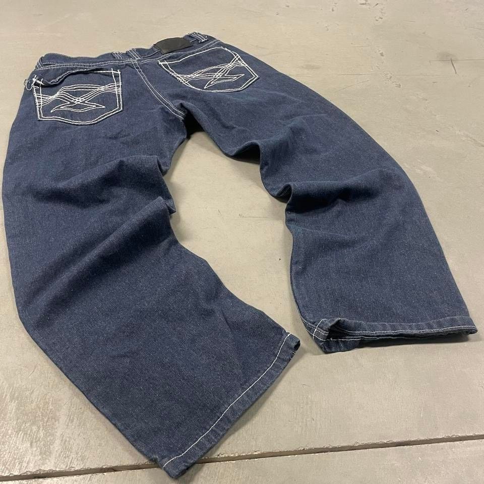 Vintage Baggy Y2K old skool Jeans 36x32 Size US 36 / EU 52 - 2 Thumbnail