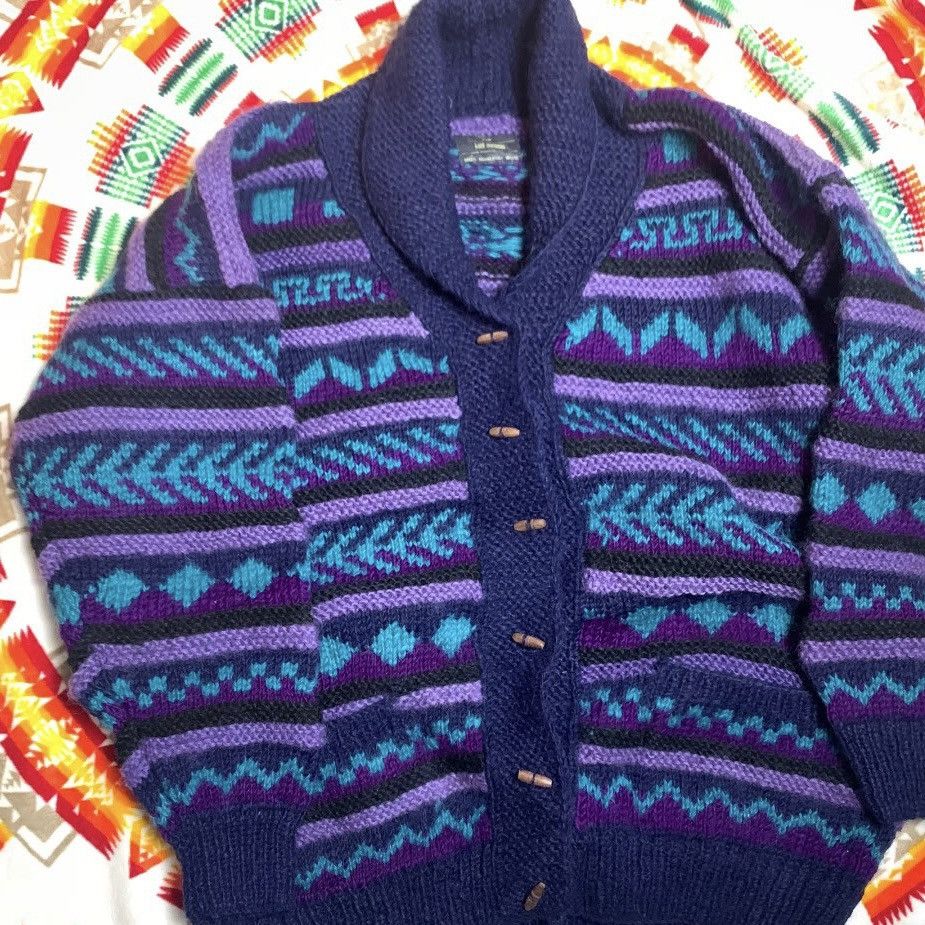 Other Vintage Handmade 100% Wool Sweater – Size L Size US L / EU 52-54 / 3 - 2 Thumbnail