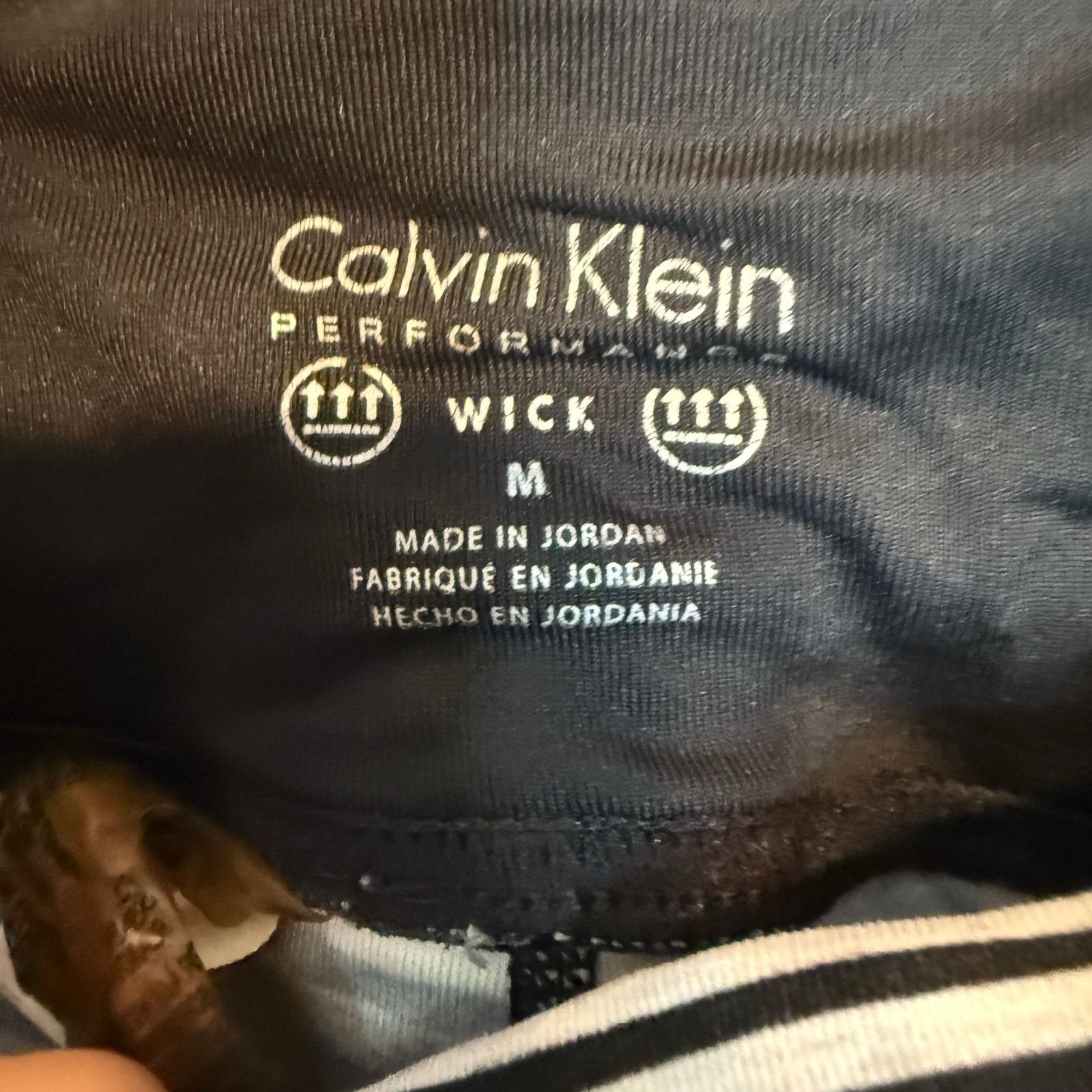 Calvin Klein Calvin Klein Striped Leggings M Womens Athletic Ankle Ruched Size 30" / US 8 / IT 44 - 7 Thumbnail