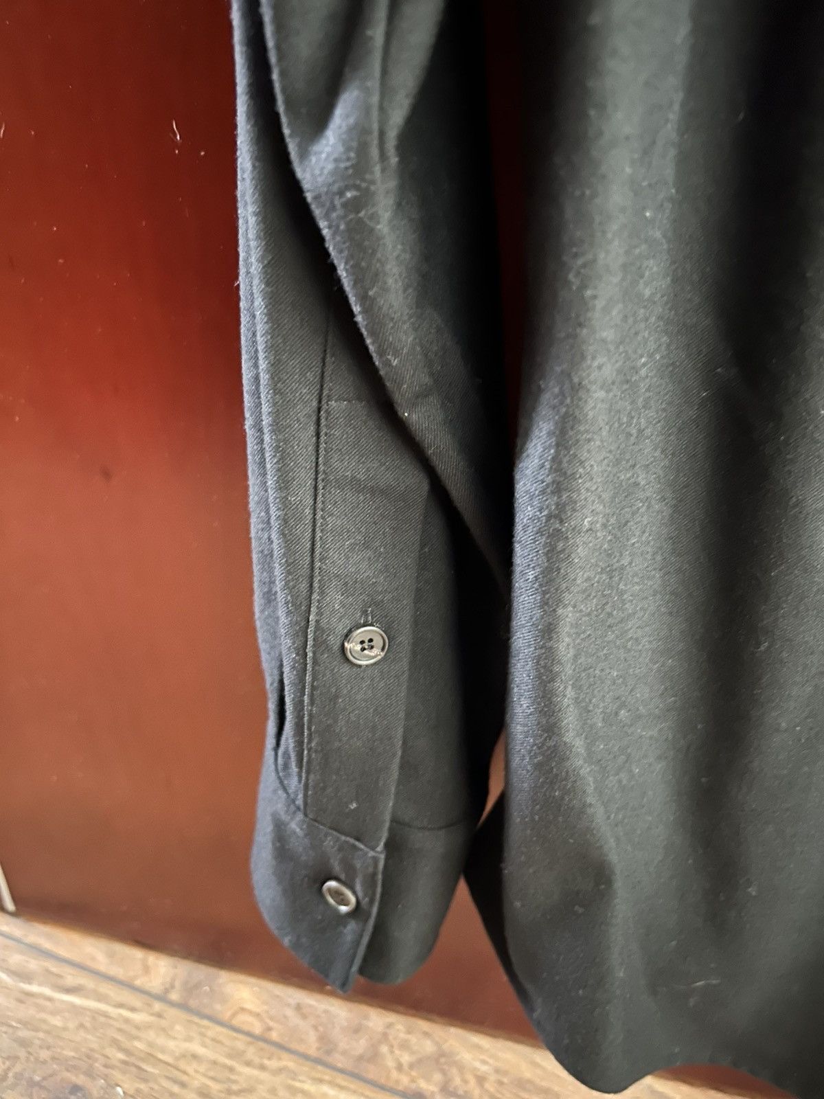 Wooyoungmi Wooyoungmi layered collar wool blending shirt Size US M / EU 48-50 / 2 - 5 Thumbnail