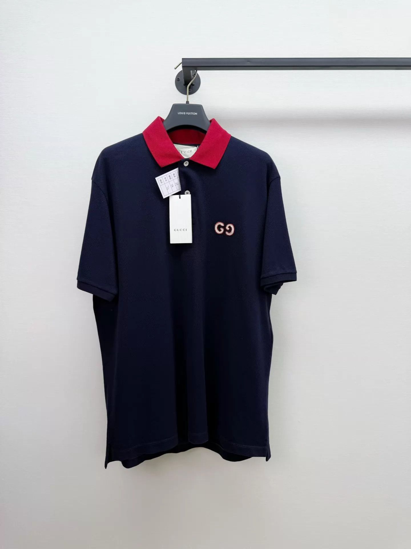 Gucci Blue Short Sleeve Polo Shirt Size M Size US M / EU 48-50 / 2 - 1 Thumbnail