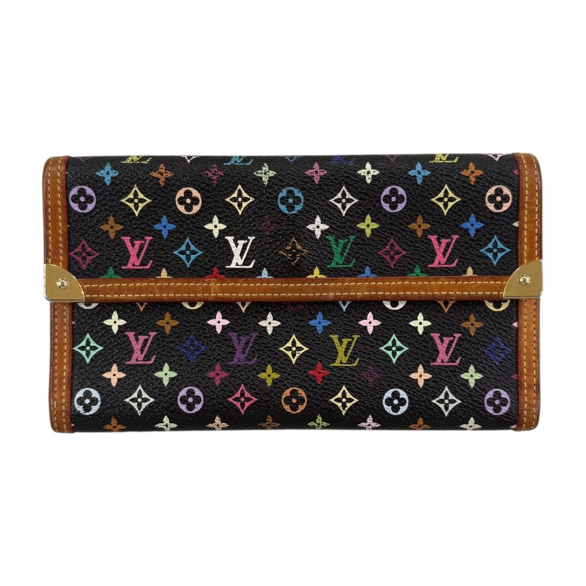 Louis Vuitton LOUIS VUITTON M93740 Zipper Coin Purse Round