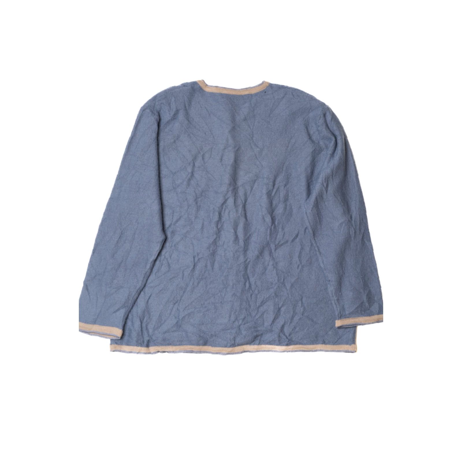 Vintage VINTAGE Koret Cardigan Sweater Blue X-Large Wool / Rayon Embroidered Button-Up Shirt Size XL / US 12-14 / IT 48-50 - 4 Thumbnail