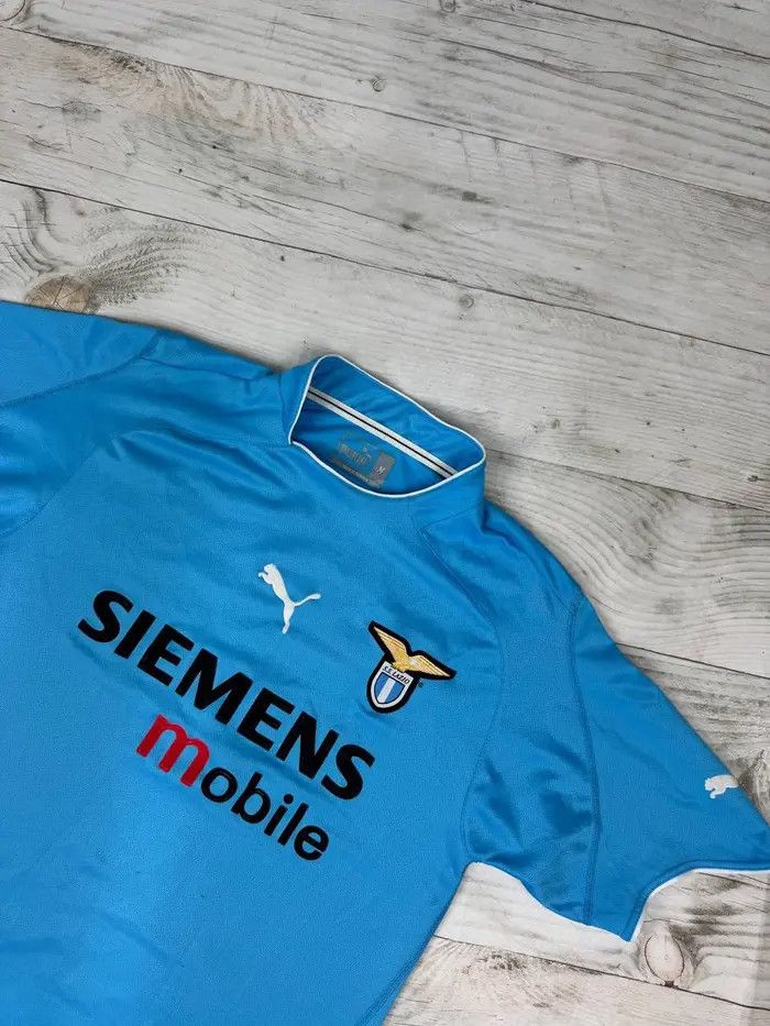Puma Vintage Puma SS Lazio 2002 2003 Home Shirt Soccer Jersey Size US M / EU 48-50 / 2 - 2 Thumbnail
