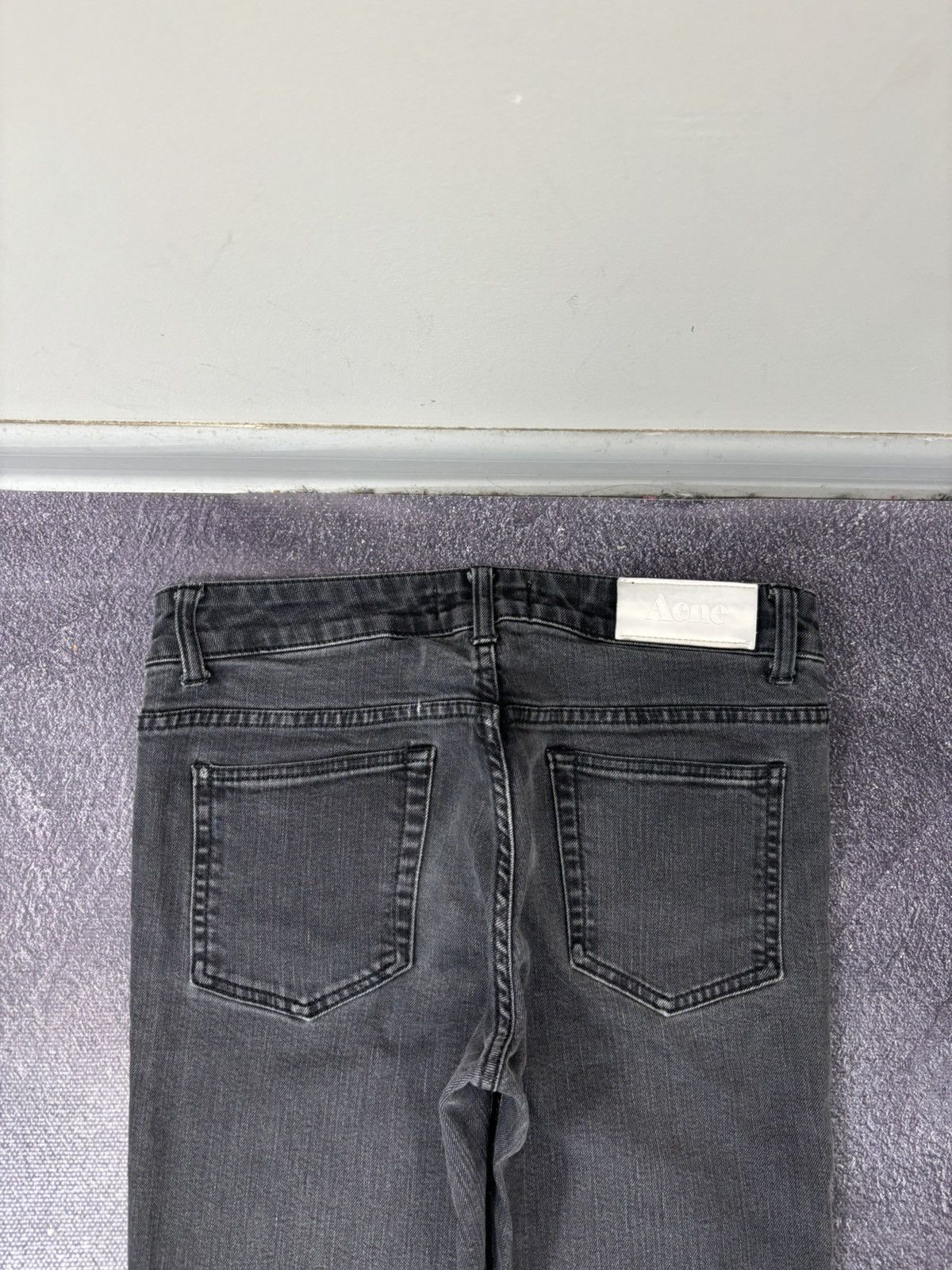 Acne Studios Acne Studios Hex Cash Slim Fit Gray Luxury Denim Jeans Size US 29 - 14 Thumbnail