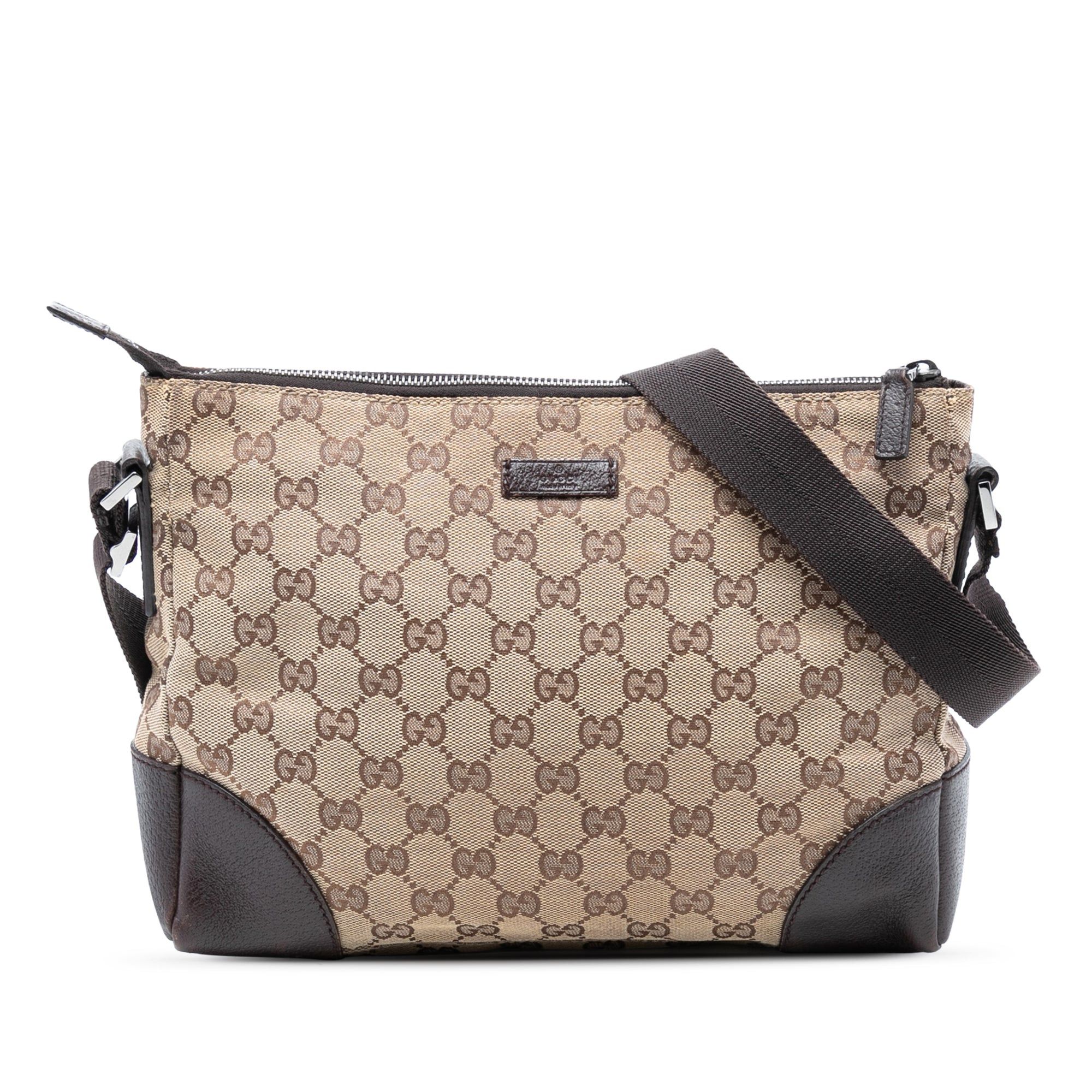 Gucci Gg Canvas Crossbody in Beige, Women's
