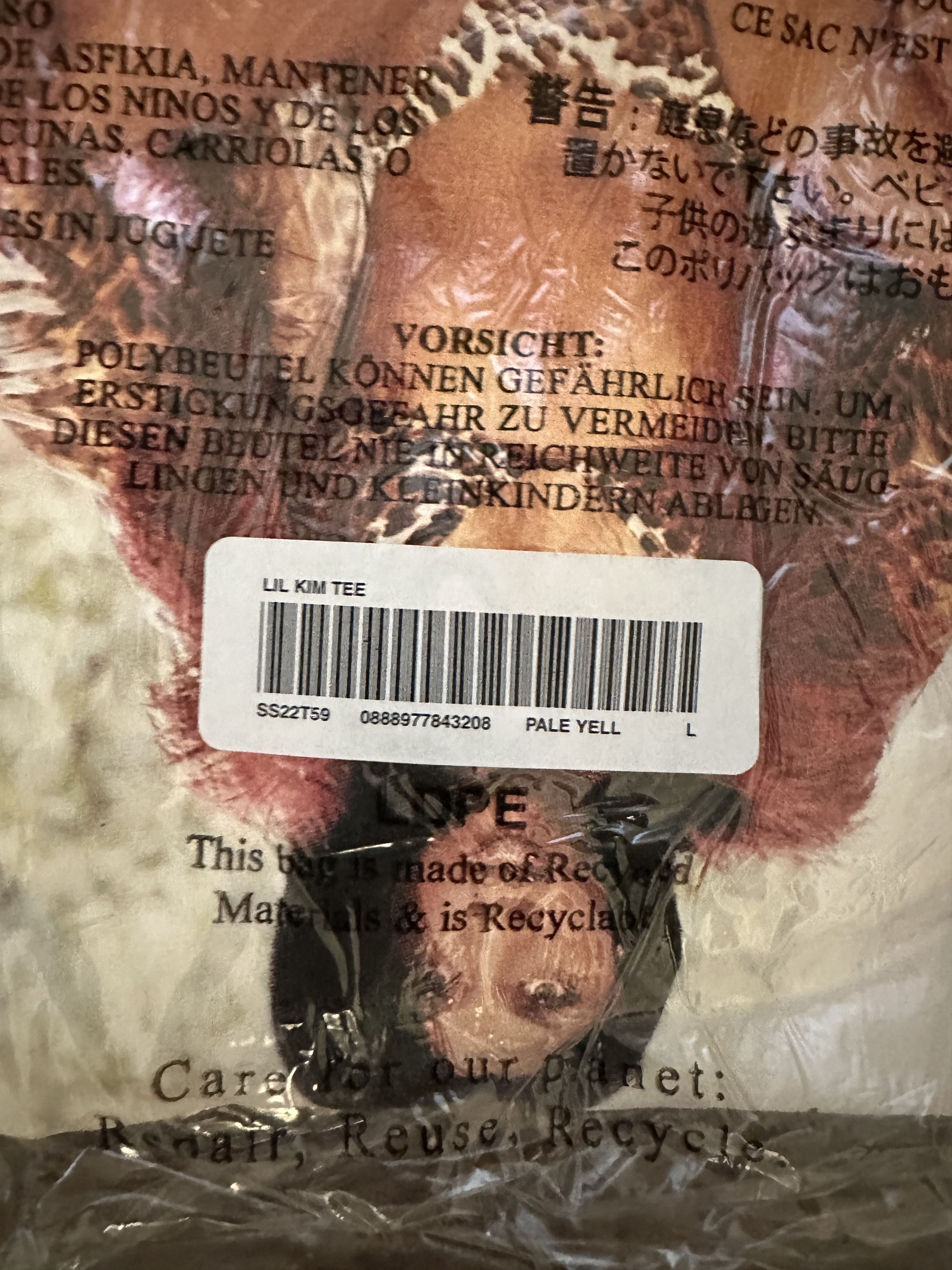 Supreme Supreme Lil Kim Tee SS22 Size US L / EU 52-54 / 3 - 4 Thumbnail