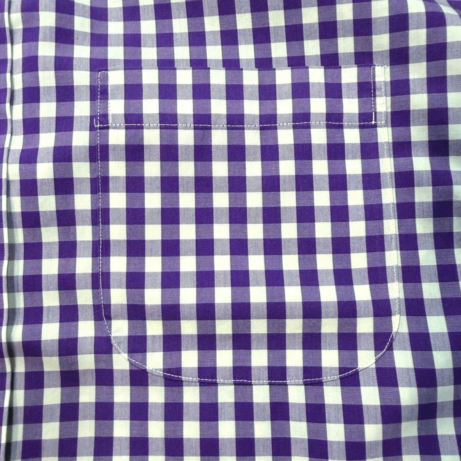 Brooks Brothers Brooks Brothers Gingham Short Sleeve Shirt M Supima Cotton Size US M / EU 48-50 / 2 - 6 Thumbnail