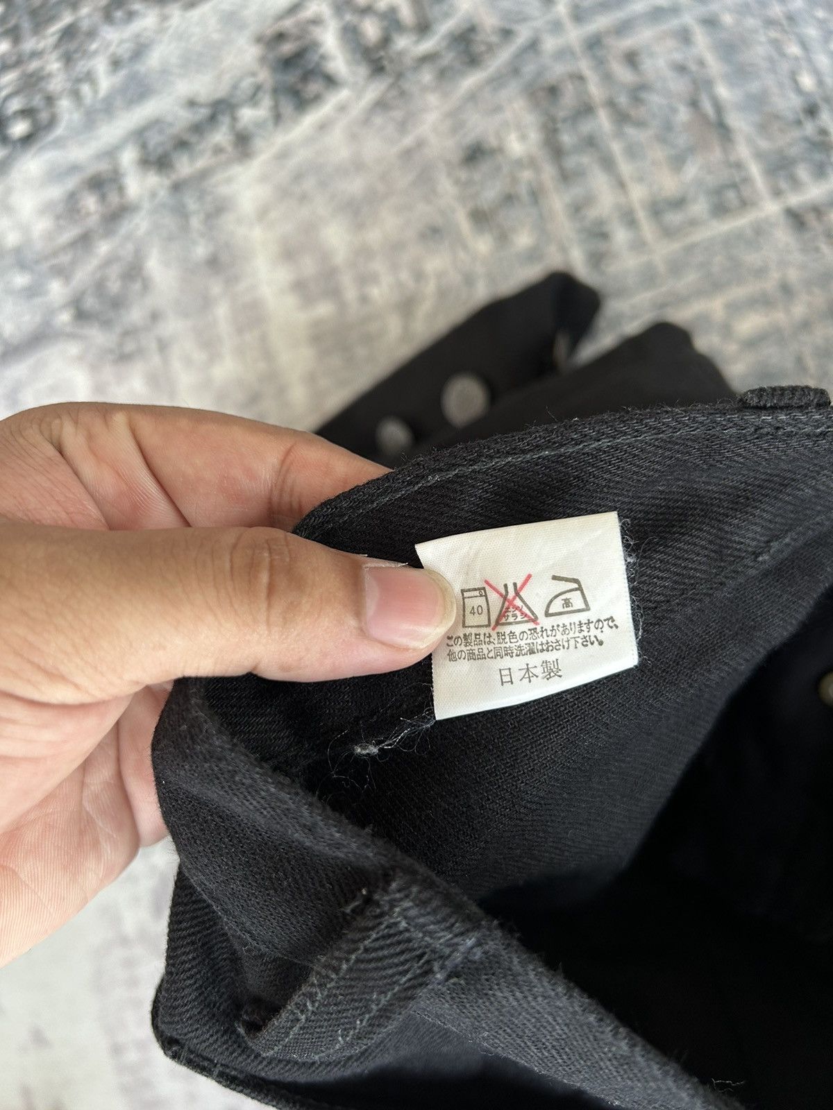 If Six Was Nine Super Flared Button Punk Jeans Size US 28 / EU 44 - 16 Thumbnail