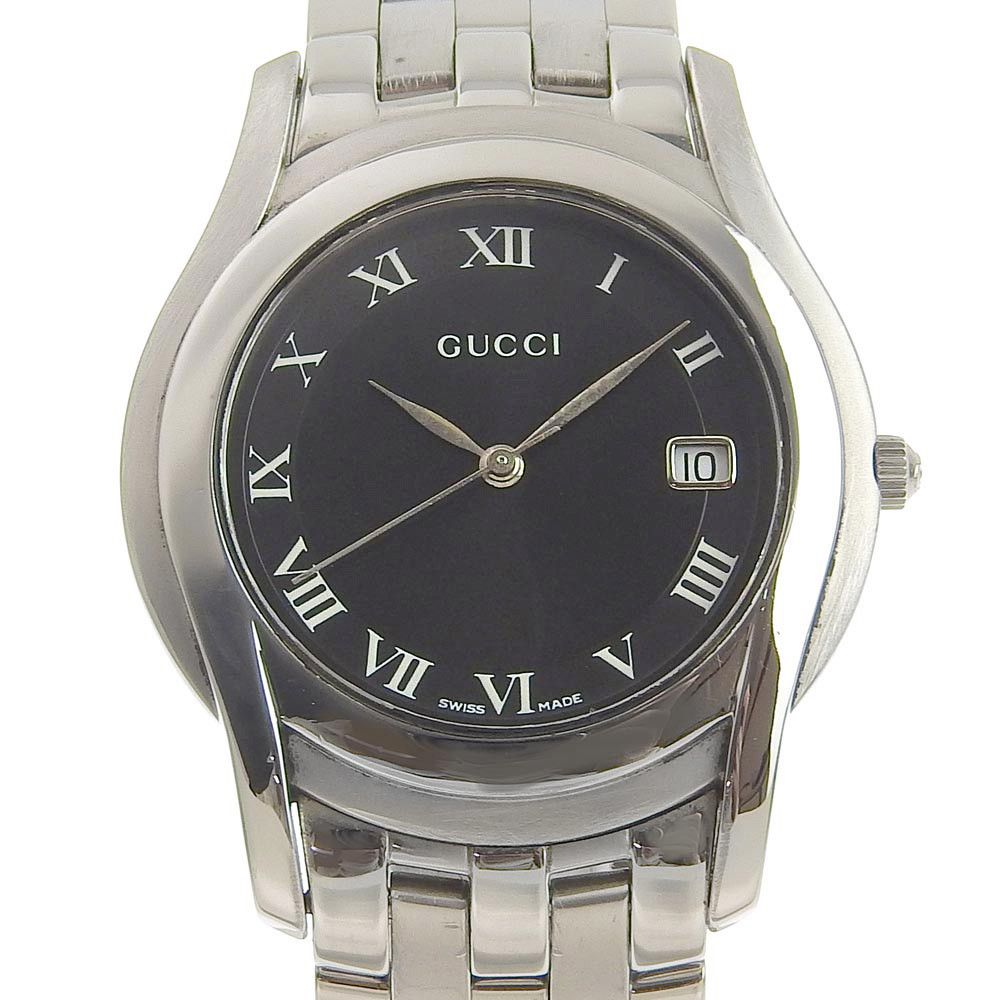 Gucci Gucci Gucci 5500M Stainless Steel Watch Metal Quartz 5500M DUTY FREE for USA Size ONE SIZE - 1 Thumbnail