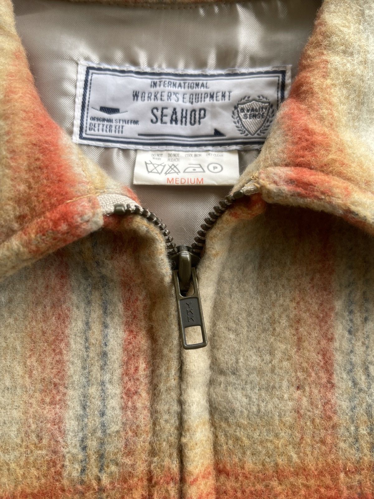 Japanese Brand Vintage 90s Wool Mohair Flannel Workers Jacket Size US M / EU 48-50 / 2 - 3 Thumbnail