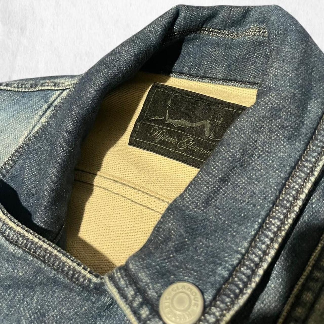 Hysteric Glamour Hysteric Glamour RARE VTG blue denim biker jacket Japanese Size ONE SIZE - 3 Thumbnail