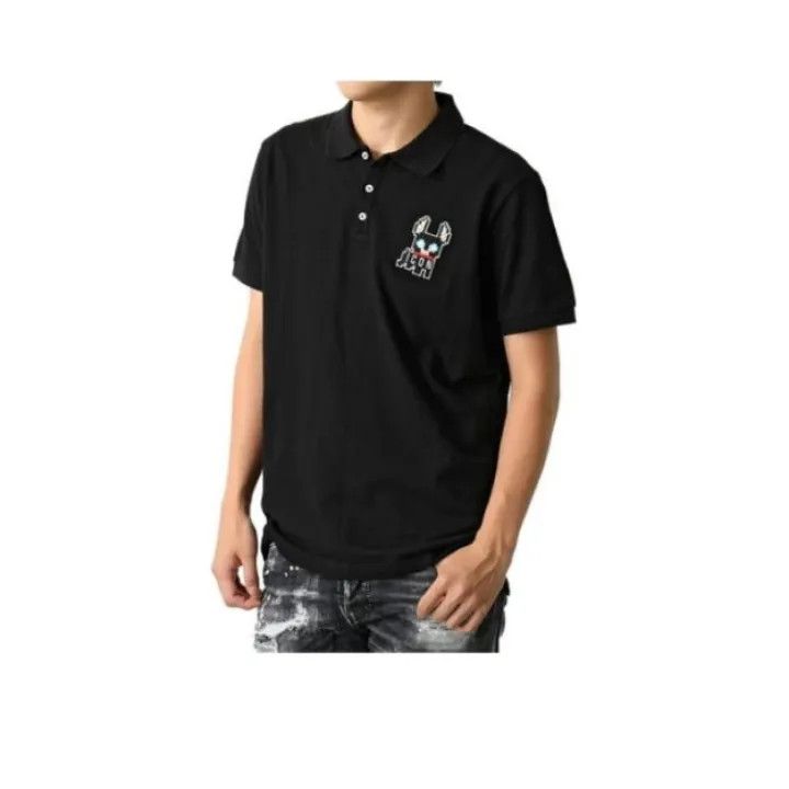 Dsquared2 DSQUARED2 Black Short Sleeve Polo Shirt 0079 Size US XS / EU 42 / 0 - 1 Thumbnail