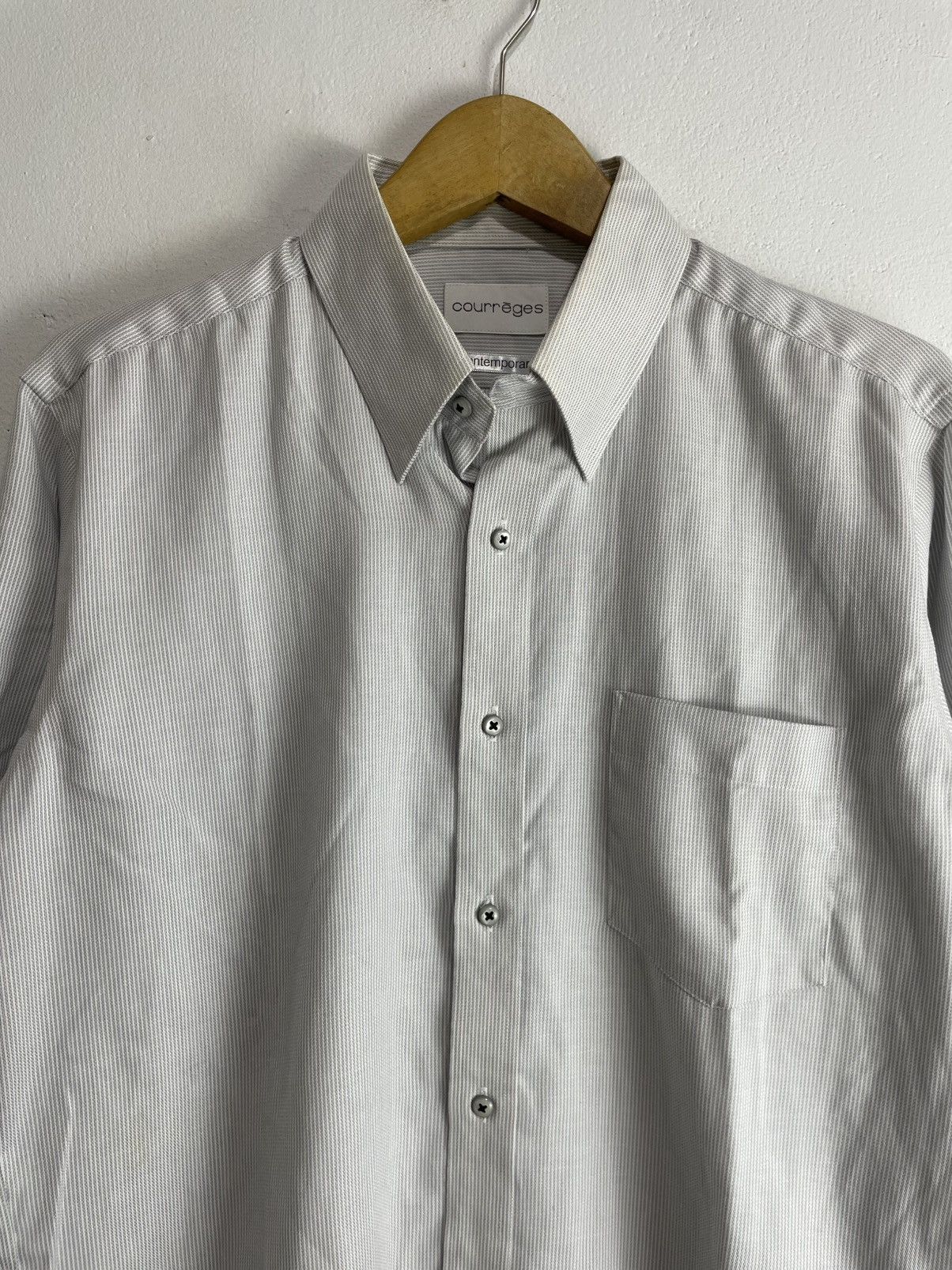 Courreges Courreges Classic Men Shirt button contemporary Size US L / EU 52-54 / 3 - 2 Thumbnail