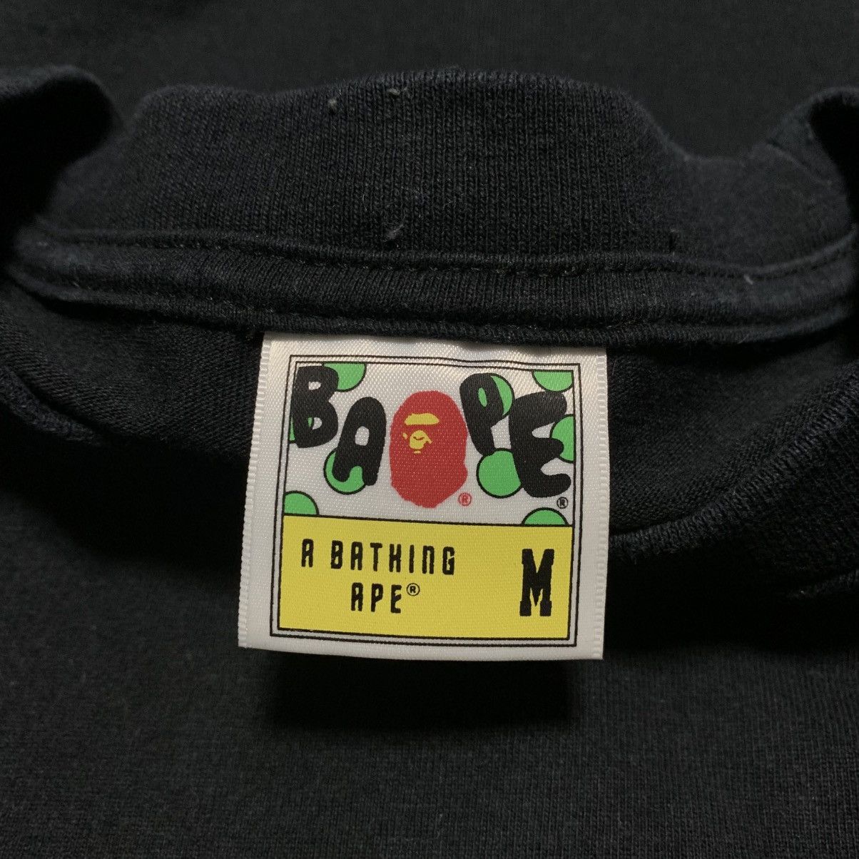 Bape Bape Medium College 1st Camo Black Tee A Bathing Ape Size US M / EU 48-50 / 2 - 5 Thumbnail