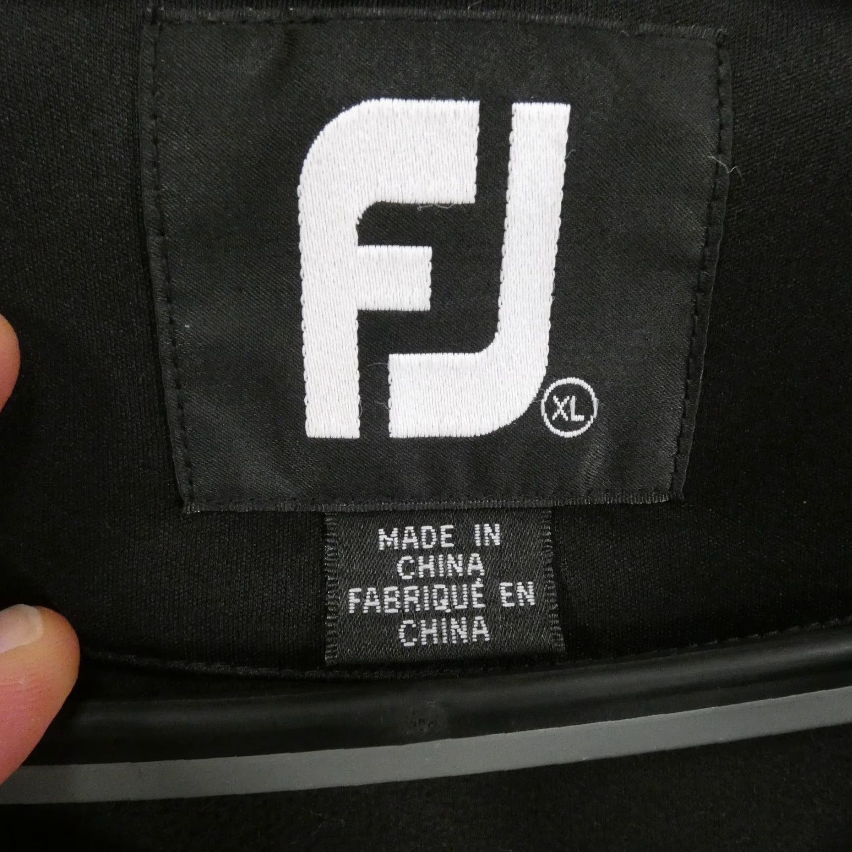 Footjoy FootJoy Jacket Mens Extra Large Long Sleeve Black Lined Full Zip Golf Size US XL / EU 56 / 4 - 7 Thumbnail