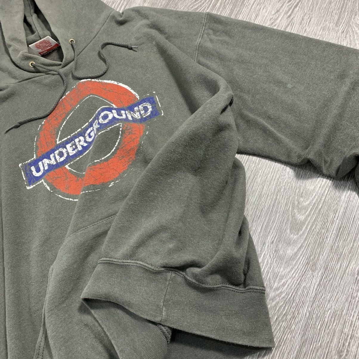 Vintage Vintage 🚀 90s London Underground Sign Logo Hoodie Size US M / EU 48-50 / 2 - 7 Thumbnail