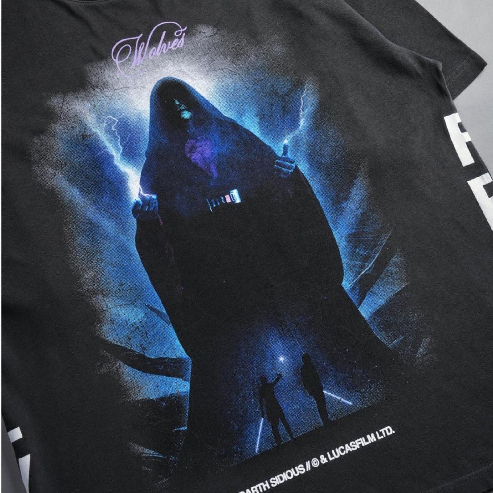 Darc Sport SITH LORD "PREMIUM" OVERSIZED TEE IN WOLF GRAY Size US M / EU 48-50 / 2 - 8 Thumbnail