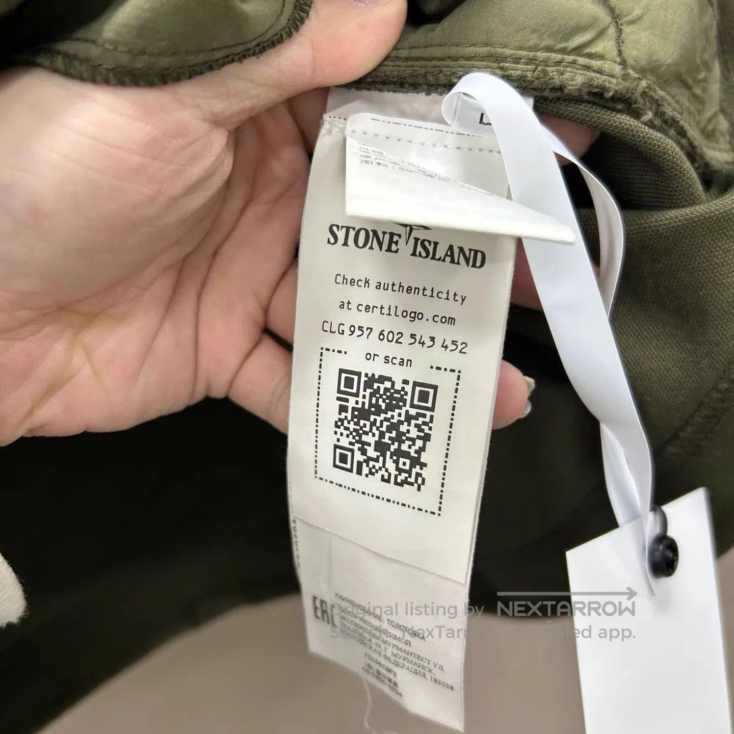Stone Island Green Long-Sleeve Sweatshirt Size L. Size US L / EU 52-54 / 3 - 5 Thumbnail