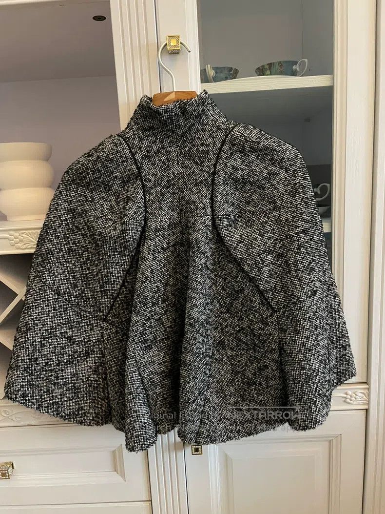 Junya Watanabe Junya Watanabe Cape Wool Coat Size XS / US 0-2 / IT 36-38 - 5 Thumbnail