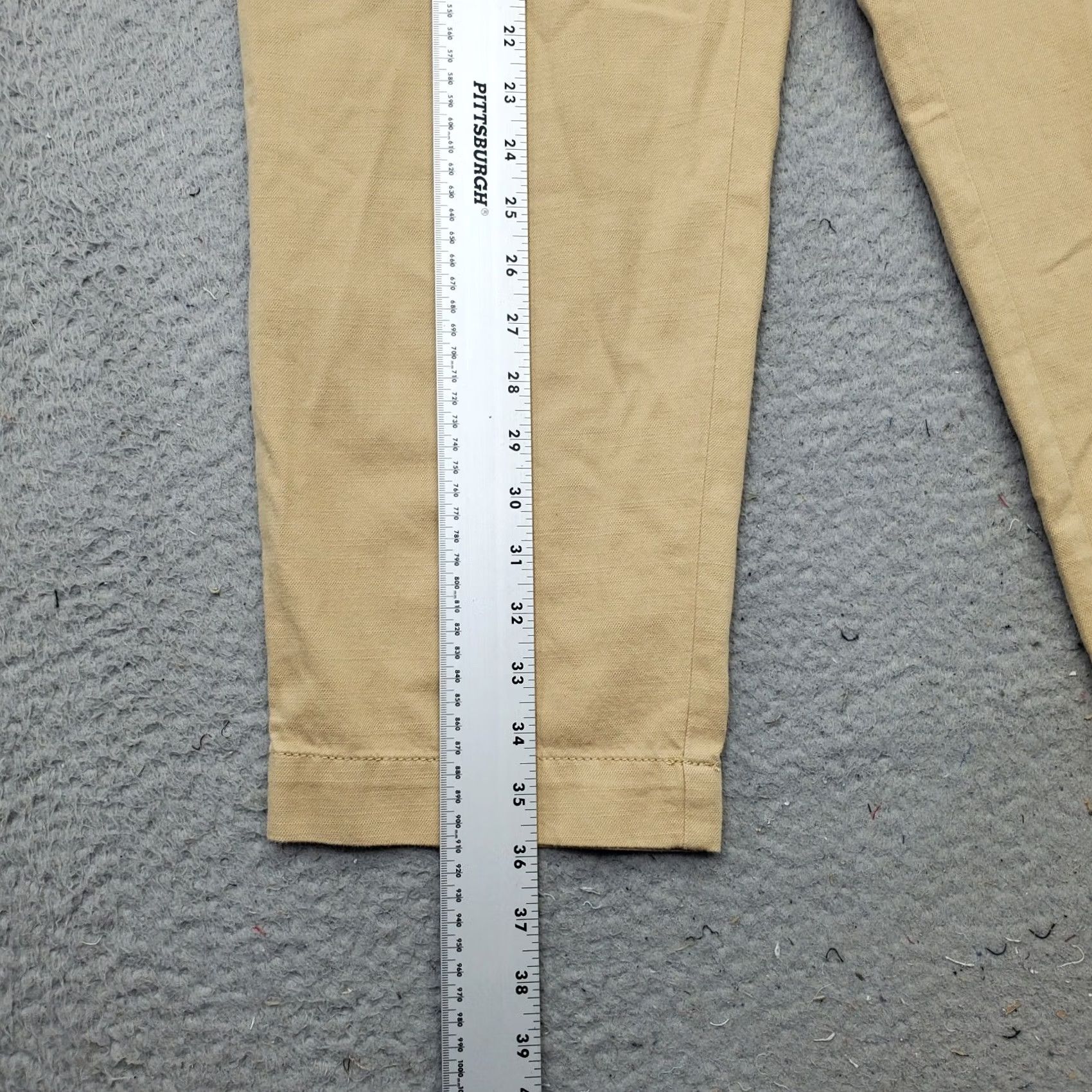Talbots Talbots Cargo Pants Womens 8 Tan Straight Fit Utility Pocket Elastic Waistband Size 30" / US 8 / IT 44 - 3 Thumbnail