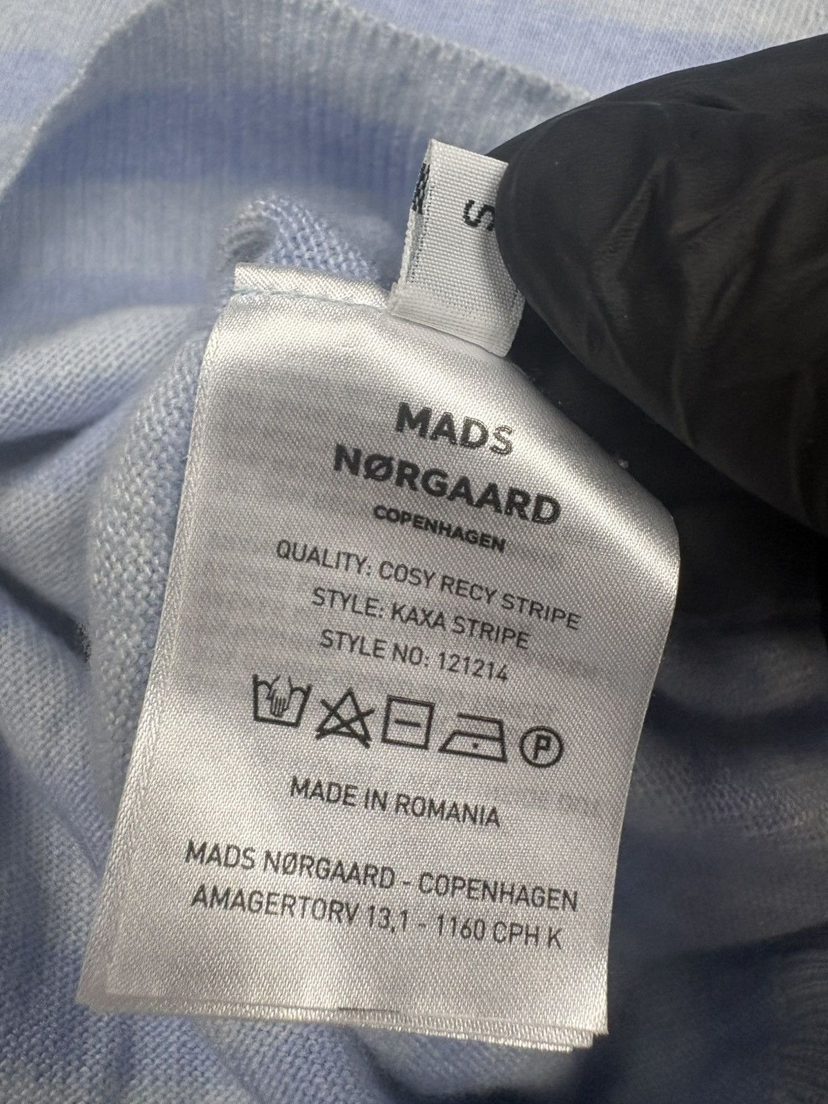 Mads Norgaard Mads Norgaard Cosy Recy Stripe Knit Sweater Light Blue S Size S / US 4 / IT 40 - 10 Thumbnail