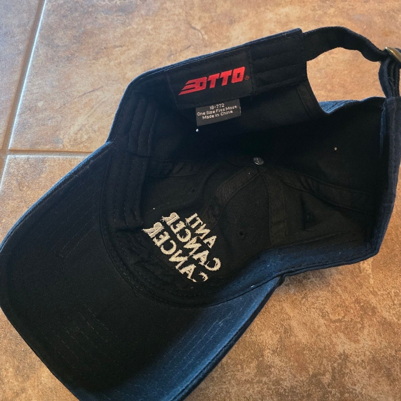 Otto Black | OTTO | Anti Cancer Baseball Hat Size ONE SIZE - 4 Thumbnail