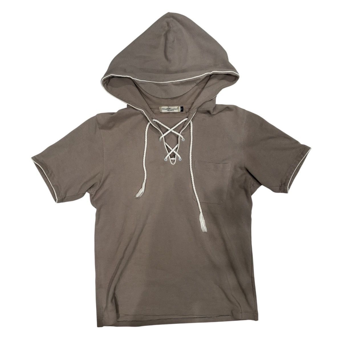 Undercover Undercoverism "For Rebels" Lace Up SS Hoodie Size US M / EU 48-50 / 2 - 1 Thumbnail