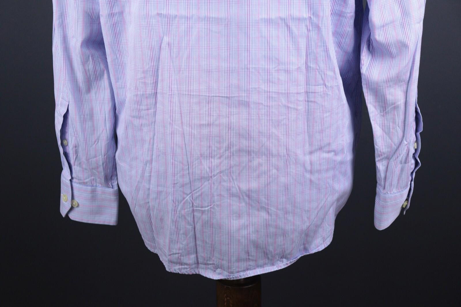 Eton Eton Classic Blue Check Button Down Shirt Size 40 / 15.5 Size US M / EU 48-50 / 2 - 9 Thumbnail
